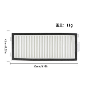 Roborock P10S Pro V20 qrevo Master HEPA FILTER ชิ้นส่วนอะไหล่เปลี่ยนเครื่องดูดฝุ่นในบ้าน110มม. x 42มม. - Product Image 1