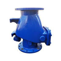 Vanne anti-retour à battant robuste HH44X avec micro-barrière, joint hydraulique EPDM, calibre DN50-DN600, pour utilisation en eau, conception à fermeture lente