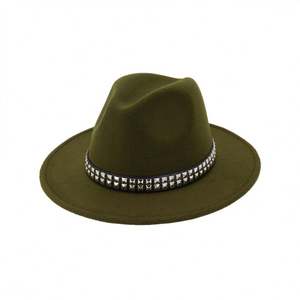Sombreros Fedora de Fieltro de Lana Unisex X3079 con Cinta y Accesorios de Cuerda - Sombrero Casual para las Cuatro Estaciones - Product Image 5