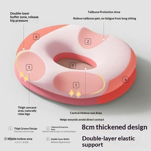 <span class=keywords><strong>Coussin</strong></span> <span class=keywords><strong>de</strong></span> siège en mousse à mémoire <span class=keywords><strong>de</strong></span> forme pour hémorroïdes, soulagement <span class=keywords><strong>de</strong></span> la pression lombaire pour chaise <span class=keywords><strong>de</strong></span> bureau, décompression du coccyx, <span class=keywords><strong>coussin</strong></span> pour femme enceinte - Product Image 2