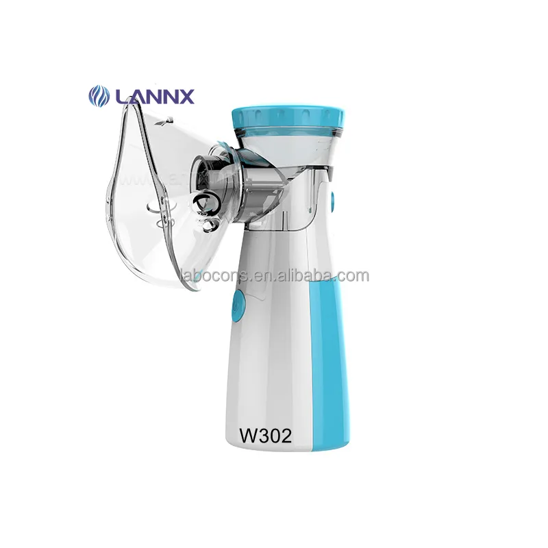 LANNX W302 Nébuliseur portable Atomiseur pour la toux, les médicaments et l'asthme Petit nébuliseur électrique portable personnalisable pour la maison