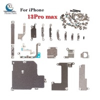 Kit de fixation métallique interne complète avec vis pour iPhone 11, 14, 12, 13 Mini, Pro Max, 14 Plus, X, Xr, Xs Max