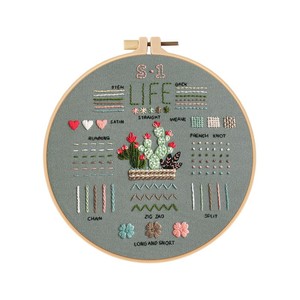 <span class=keywords><strong>Kit</strong></span> <span class=keywords><strong>de</strong></span> broderie en coton pour débutants, matériel <span class=keywords><strong>de</strong></span> bricolage, peinture murale brodée, <span class=keywords><strong>point</strong></span> <span class=keywords><strong>de</strong></span> <span class=keywords><strong>croix</strong></span>, travaux d'aiguille - Product Image 3