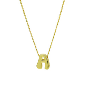 Collana con Ciondolo a Forma di Lettere dell'Alfabeto Inglese (26 Lettere) in Stile Hip Hop, Personalizzabile, <span class=keywords><strong>Regalo</strong></span> di Compleanno per Donne - Product Image 6