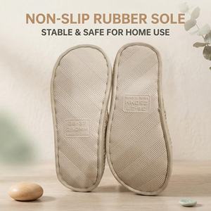 Pantuflas Unisex de Piel Sintética para Interiores/Exteriores, Antideslizantes, Impermeables, Transpirables y Cálidas para Invierno - Product Image 6