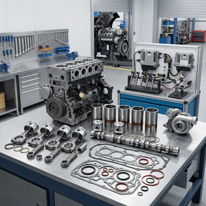 Repuestos Nuevos para Motor Diésel 4D30 4D31 4D32 4D33 4D34 4D108: Camisa de Pistón, Cigüeñal, Inyector de Combustible, Árbol de Levas, Biela, Válvula - Product Image 1