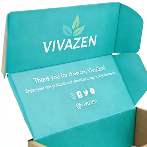 Boîte d'expédition personnalisée pour sacs à main et vêtements, emballage e-commerce en carton ondulé E-flute, boîte d'expédition découpée sur mesure - Product Image 5