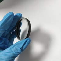 Lensa Optik Bulat N-BK7 / Silika Fusi Plano Convex Plano Concave Meniscus Lensa dengan Lapisan AR BBAR Komponen Kaca Optik
