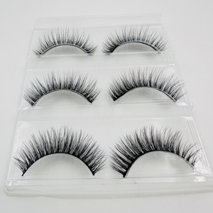 Extensions de cils 3D synthétiques réutilisables, faits main, avec étiquette personnalisée, <span class=keywords><strong>2</strong></span> rangées, emballage personnalisé avec logo, <span class=keywords><strong>volume</strong></span>, vente en gros - Product Image 6