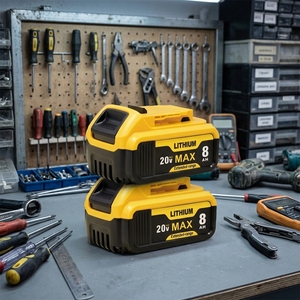 Batería Recargable de Alta Capacidad de <span class=keywords><strong>20V</strong></span> 7.5Ah 18650 para Herramientas Eléctricas DEW, Taladros y Llaves de Impacto - Product Image 2