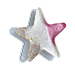 Étoile <span class=keywords><strong>de</strong></span> mer <span class=keywords><strong>coquille</strong></span> forme résine plaque moules plaque miroir <span class=keywords><strong>Silicone</strong></span> <span class=keywords><strong>moule</strong></span> pour bricolage artisanat cristal cendrier bijoux stockage plateau moules - Product Image 6