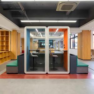 Cabinas Modulares Insonorizadas para Reuniones Privadas, Cabina Acústica con Cancelación <span class=keywords><strong>de</strong></span> Ruido para Oficina - Product Image 2