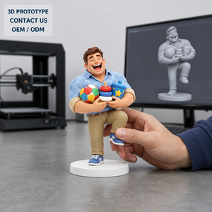 Action Figure Personalizzata Maschile con Pallina Colorata, Giocattolo Artistico in Vinile, OEM ODM, Stile Cinematografico, Statuetta da Collezione in PVC - Product Image 5