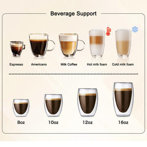 Máquina de Café Automática Comercial con Molinillo Integrado de un Solo Botón, Ajuste de Sabor Inteligente, de Grano a Taza, para Café Expreso y Capuchino - Product Image 2