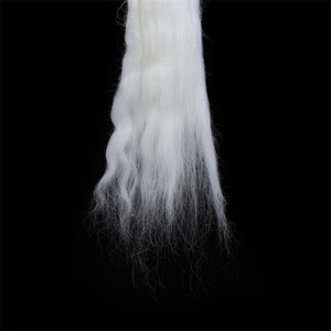 Alpaga laine top blanc naturel couleur 25.5mic 100% laine en utilisant pour filer avec haute qualité - Product Image 4