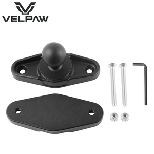 Welpaw Heavy Duty Square Tube Clamp Mount with 1.5 Inch Ball for 1.5 Inch Square <b>Posts</b>, Compatible with RAM C-Size Double Socket - Product Image 3