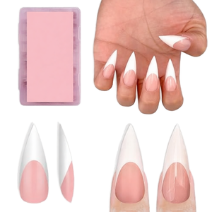 <span class=keywords><strong>Ongles</strong></span> en acrylique à presser, couvrance totale, <span class=keywords><strong>faux</strong></span> <span class=keywords><strong>ongles</strong></span>, <span class=keywords><strong>capsules</strong></span> souples en gel, forme T, ovale, amande, sculptées, pour salon et DIY - Product Image 1