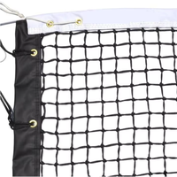Filet de tennis professionnel à maille unique pour l'entraînement de divers types d'articles de sport, y compris des filets de tennis PE directement fournis par l'usine