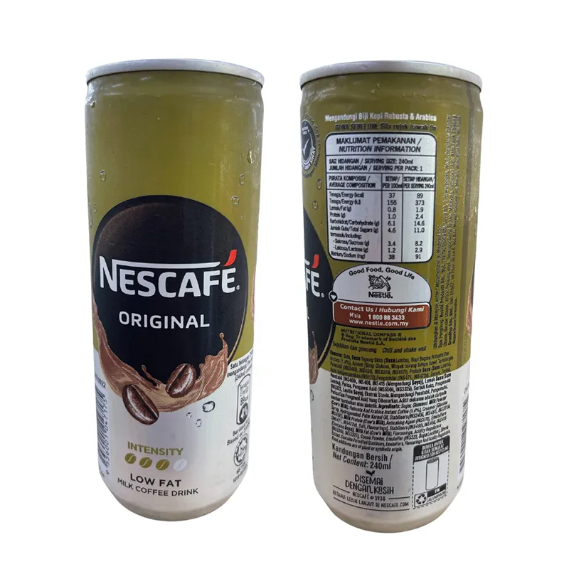 Hoge Kwaliteit Medium-Dark Gebraad 240Ml Nes Cafe Can Originele Kenmerkende Blend Koffie Met Heerlijke Romigheid