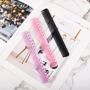 Peigne de barbier professionnel en plastique antistatique, peigne de coiffure de salon, peigne à dents larges et fines personnalisé pour la coupe de cheveux - Product Image 4