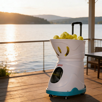 Nouvel Arrivage : Lanceur de balles de tennis automatique portable et léger pour entraînement en intérieur à courte distance, avec télécommande