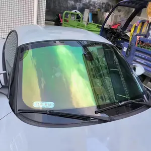 NUYAO Camaleão Verde Rainbow Window filme Nano Cerâmica Alta Isolamento Térmico Solar Film Privacidade Proteção Carro Camaleão Tint