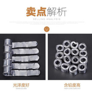 Plomos de pesca cilíndricos en rollos, 20 rollos por paquete, duraderos y funcionales para pesca en plataforma, suministros de aparejos de competición - Product Image 5