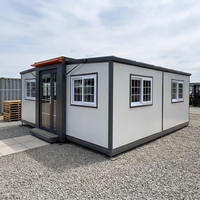 Maison conteneur modulaire préfabriquée personnalisable, maison à panneaux pliables 20FT 30FT 40FT, toit plat ou à pignon incliné