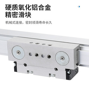 กระบอกลม Festo DGP แบบไม่มีก้าน รุ่น 25/32/40-400/500/600/1000 Ppv ตัวเรือนอะลูมิเนียม แบบมาตรฐาน - Product Image 2
