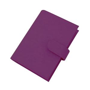 鸿博新款畅销书24色玫瑰金6环A6软荔枝皮预算活页夹带飞叶可作为结婚礼物 - Product Image 1