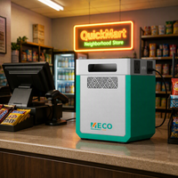 MECO Solargenerator Tragbare Powerstation Kompaktes Handgerät-Design Notstromversorgung für Kleine Einzelhandelsgeschäfte