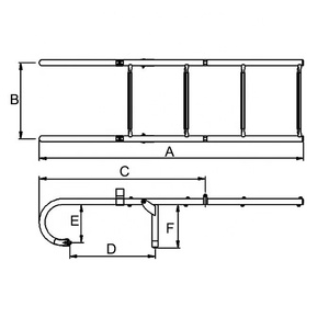 <span class=keywords><strong>บันได</strong></span>สแตนเลสแบบถอดได้ติดตั้งบนขอบเรือ - Product Image 4