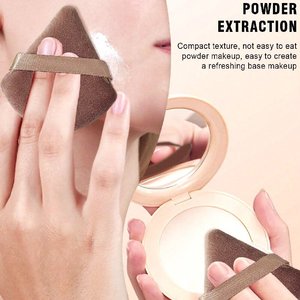 Ensemble de 40 outils de beauté rose laiteux, comprenant un éponge applicateur en forme de goutte d'eau, un ensemble complet pour application humide, des pinceaux et un bandeau - Product Image 4