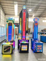 Machine de jeu d'arcade de boxe à monnayeur, modèle classique de jeu de frappe 'Biggest Hammer', prix usine