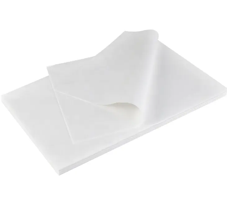Fábrica preço impermeável greaseproof descartável resistente ao calor silicone papel cozimento