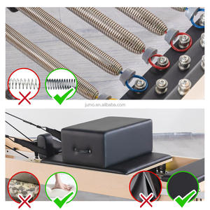 เครื่องออกกำลังกายไม้เมเปิ้ลพิลาทีสเครื่องออกกำลังกายทนทานใช้ในยิมเครื่องสร้างพิลาทิสพร้อมราวครึ่ง - Product Image 2