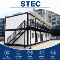Maisons conteneurs à vendre, maison conteneur préfabriquée de 20 pieds, bureau modulaire avec structure de conteneur, bureau de chantier