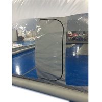 Couverture de piscine gonflable transparente en PVC, 12 m de long, 6 m de large, 2 mm d'épaisseur, à air constant, imperméable, écologique, anti-UV