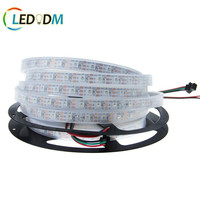 Dc5V Ws2812B Sk6812 RGB bande lumineuse LED adressable 30 60 96 144 leds ip20 ip65 ip67 ip68 SPI DMX bande lumineuse LED RVB numérique
