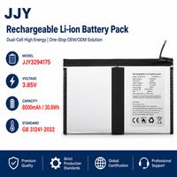 JJY3294175 8000mAh 3.85V Paket Baterai Li-ion Polimer Pouch dengan Papan Pelindung untuk Tablet Laptop 2-in-1
