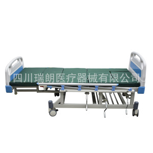 Cama de Cuidado en el Hogar RC-068, Cama de Enfermería Manual de Hierro para Ancianos y Adultos con Espacio de Almacenamiento - Product Image 1