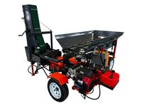 Table d'alimentation robuste pour fendeuse de bûches à moteur hydraulique avec convoyeur pour processeur de bois de chauffage