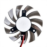 Kipas Pendingin DC 75mm Speedy 12V 0.25A 3300RPM 20CFM 25dBA Bantalan Cair untuk Casing GPU Router