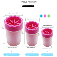 Nouvelle Machine à Laver les Pattes de Chien, Grande Taille, en Caoutchouc et Silicone, Produits de Bain en Stock