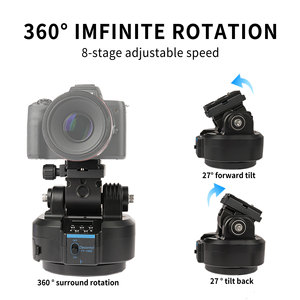 Desiontal YT-1500 Pan nghiêng cơ giới toàn cảnh đầu ổn định điều khiển từ xa cho máy ảnh DSLR chụp video nhiếp ảnh - Product Image 5