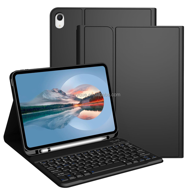 Magnetic Wireless Full Size USB Keyboard Case for iPad 11th Generation Air 11-inch M3/M2 Pro 11-inch