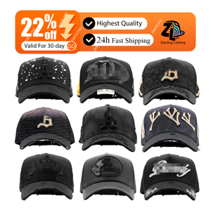 Gorras de Béisbol DeathRow LA <span class=keywords><strong>Dodgers</strong></span> Originales Nuevas de Alta Calidad en Existencia, Logotipo Bordado en 3D, Visera Curva Desgastada - Product Image 1