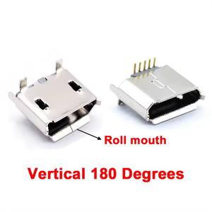 Connettore Micro USB a 5 Pin, 180 Gradi Verticale, Porta di Ricarica per Dispositivi Mobili, Presa Jack Dock - Product Image 3