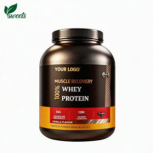 مسحوق بروتين مصل اللبن 100٪ بنكهة الفانيليا - مكمل غذائي لاستعادة العضلات وزيادة الوزن - Product Image 1