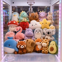 Promotion d'usine Service de personnalisation OEM / ODM Jouets en peluche pour machine à griffes Jouets en peluche animaux en gros Cadeaux pour enfants